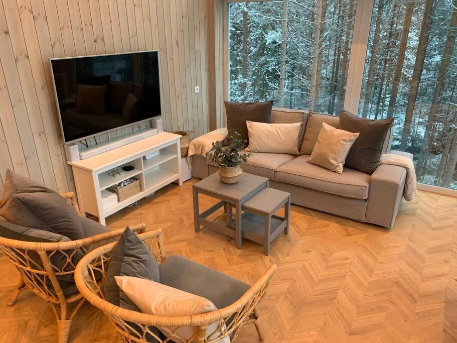 Tretoppen - Ny Moderne Hytte, Unike Finnskogen Torsby Luaran gambar