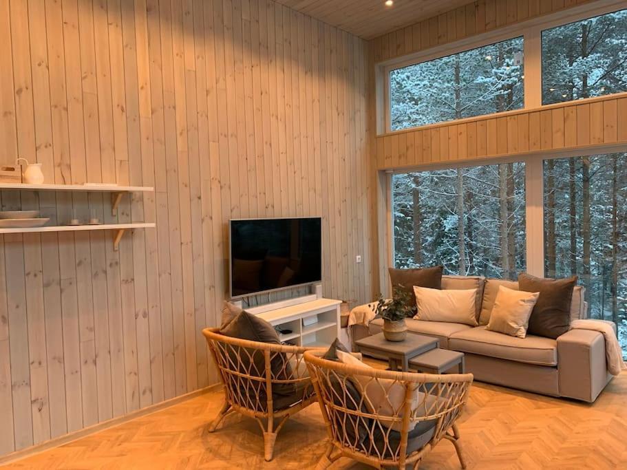 Tretoppen - Ny Moderne Hytte, Unike Finnskogen Torsby Luaran gambar