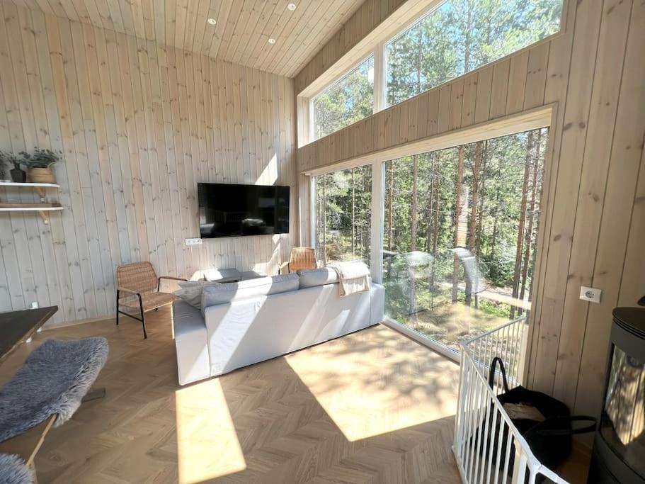Tretoppen - Ny Moderne Hytte, Unike Finnskogen Torsby Luaran gambar