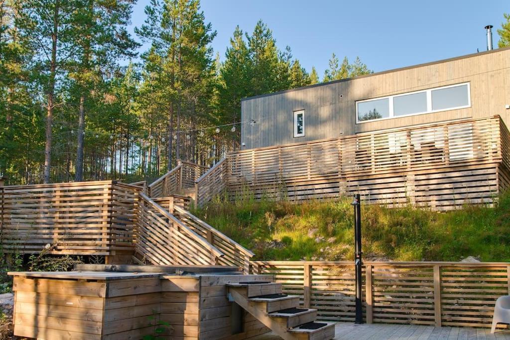 Tretoppen - Ny Moderne Hytte, Unike Finnskogen Torsby Luaran gambar